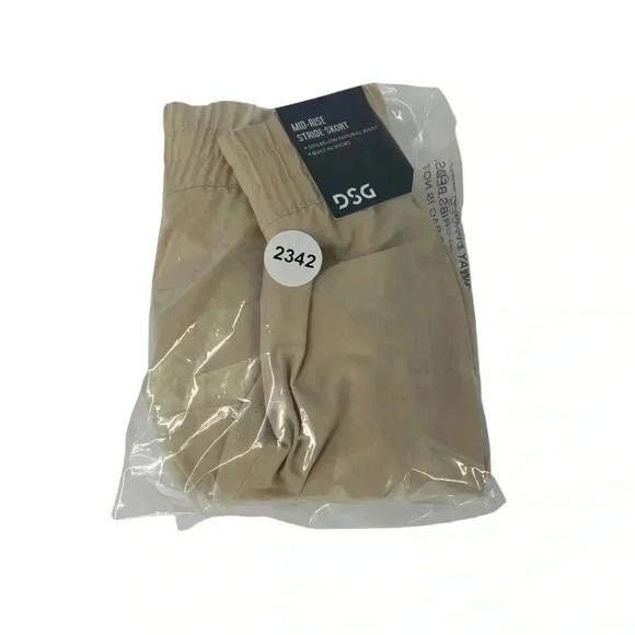 DSG WOMENS MEDIUM SKORT STRIDE SANDY SLATE ATHLETIC ATHLEISURE DRAWSTRING TENNIS - Picture 9 of 9